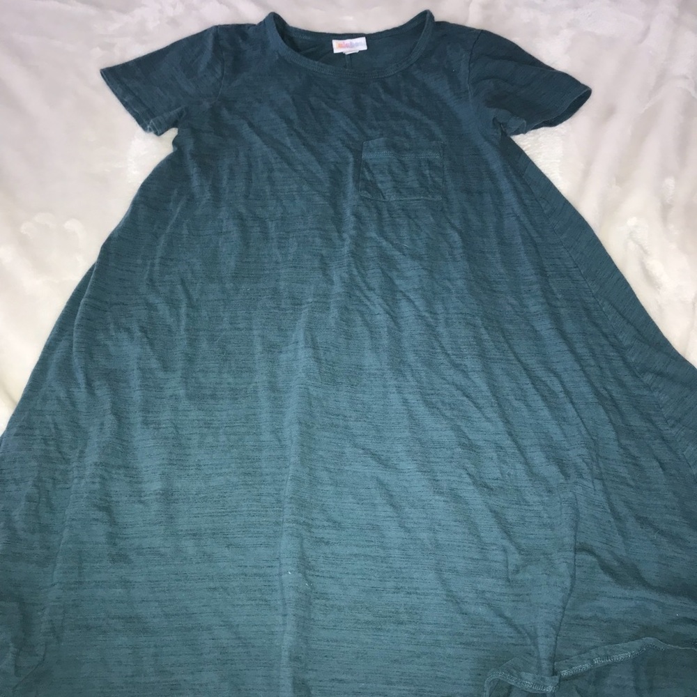 Heathered teal and black size XXS LuLaRoe Carly